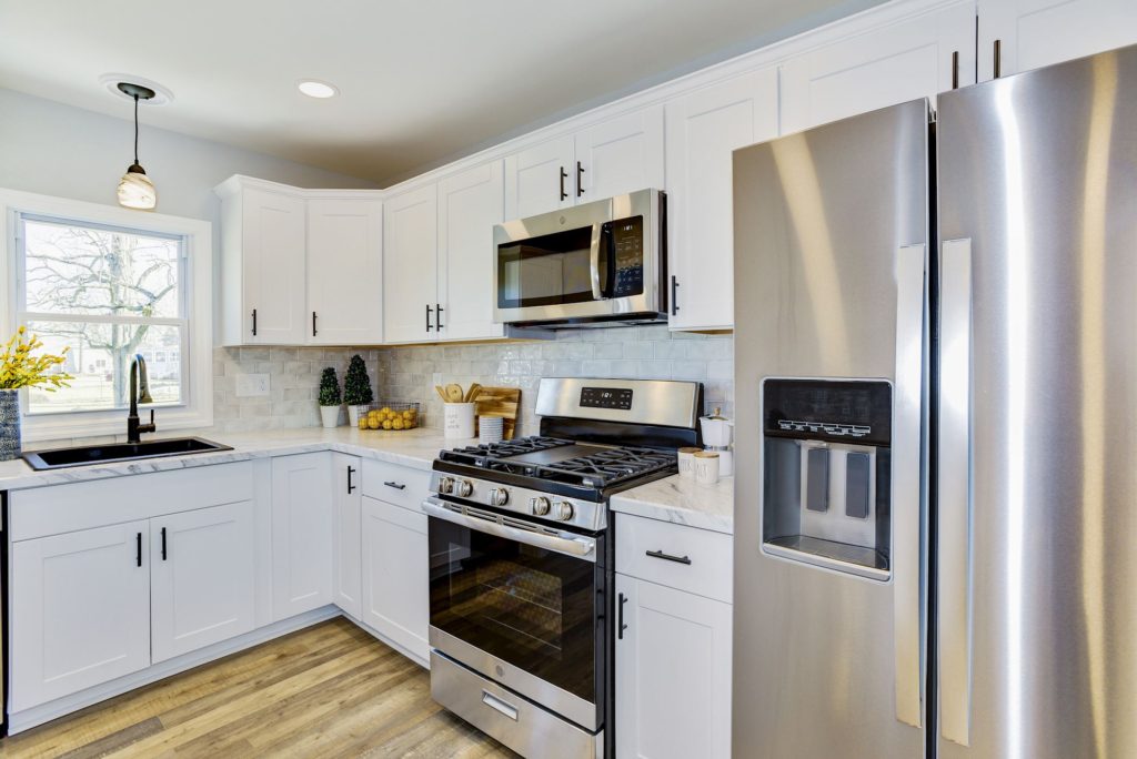 Staging Kitchen View of Appliances