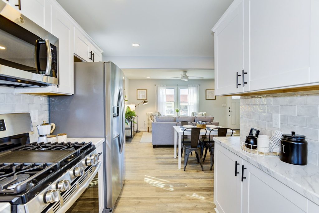 Staging Home for Sale View from Kitchen